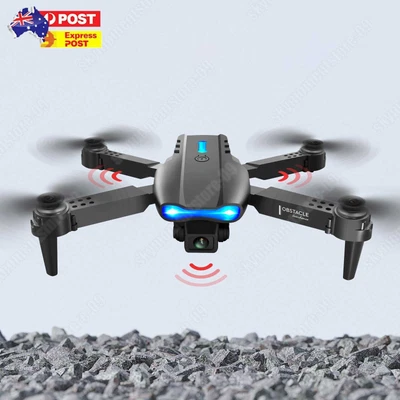 $33.99 • Buy Aeroplane USB Charging FPV Drones For Boys Girls (Black 2Battery 2 Camera) *