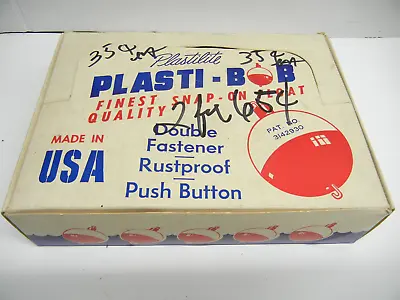 Vtg Plastilite Plasti-Bob Fishing Kit Display Box Of 12 Bobbers • $14.99