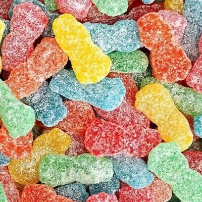 BULK CANDY- 10+ASSORTED FLAVORS Chewy Sour Kids Shaped Candy- (TWO POUNDS) • £23.02