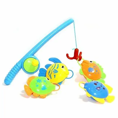 £8.90 • Buy Kids Fishing Rod Toy Catch Fish Hook Pull Fun Learning Play Set Outdor Game