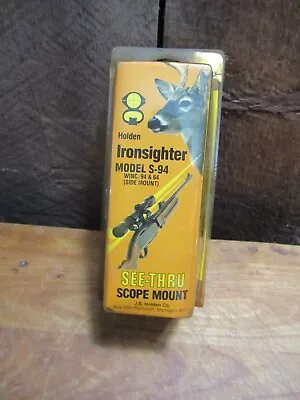 Vintage Holden Ironsighter Model S-94 - See-Thru Scope Mount-Winchester 94 & 64 • $19.99