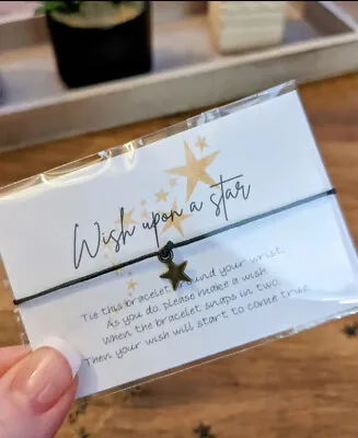 DIY KIT Wish Upon A Star Wholesale Bulk Make A Wish Bracelet Gift Charm X60 • £23