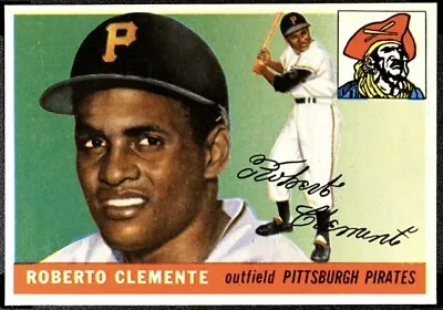 Awesome Find 1955 TOPPS #164 ROBERTO CLEMENTE RC DEAD CENTERED BLAZER GORGEOUS  • $150000