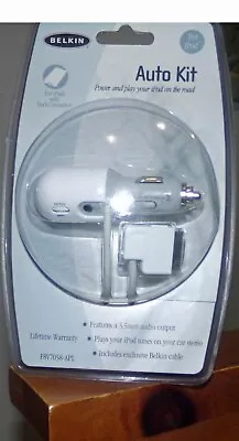 £16 • Buy BELKIN Auto Kit For IPods With Dock Connector / 3.5mm Audio Output