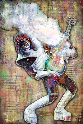 ACE FREHLEY Of KISS 20x30in Poster KISS Ace Frehley KISS Print Free Shipping US • £37.99