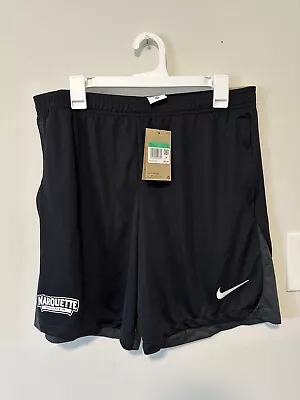 NWT Marquette Nike Shorts Men's XL Black Athletic Running Training Soccer • $5