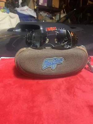 Maui Jim MJ-501-02 Sport Titanium Rimless Sunglasses With/Case Very Clean LQQK • $110