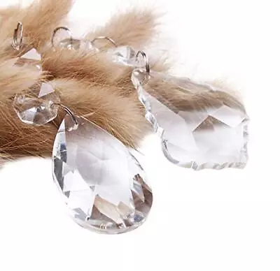 $18.50 • Buy Antique Vintage Chandelier Crystals Glass Beads Prisms Replacement Parts 12 Pcs