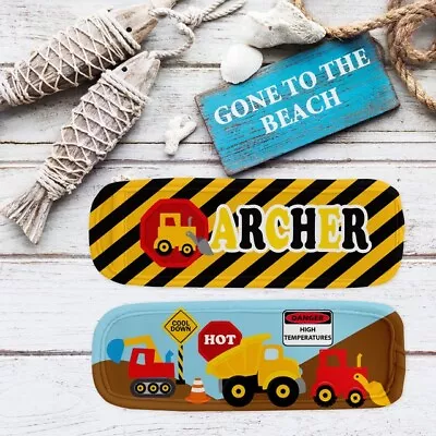 Construction Personalised Icy Pole Holder Zooper Dooper Holder Party Favour • $5