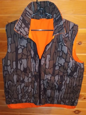 $15.99 • Buy WINCHESTER Reversible Blaze Orange TreBark Conceal Hunting Vest Size M