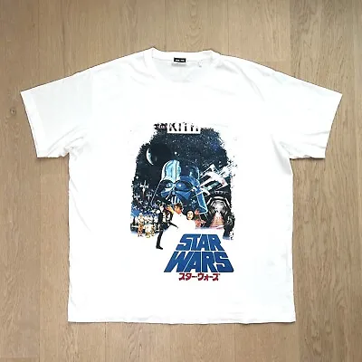 New KITH Star Wars A New Hope Vintage Tee T-Shirt White Size 2XL Authentic • $65.99