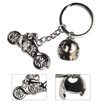 Motorcycle Keychain Motorcycle Helmet 1piece CAR Holders Accessory Fashion • $8.28