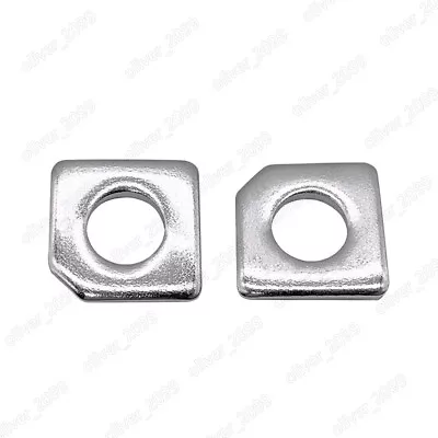 316 Stainless Steel Square Taper Washers For Slot Section M6 M8 M10 M12 M16 M24 • £14.34