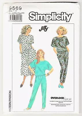 Simplicity 9569 Pull On Skirt Pants Pullover Top Size 6-24 Sewing Pattern Serger • $6.95