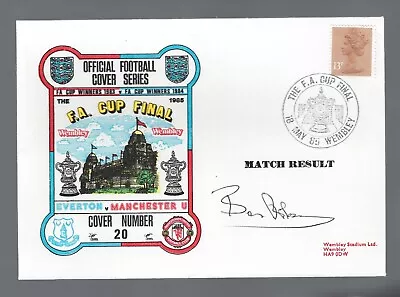 1985 Man Utd Fa Cup Final  Fdc Signed By Bryan Robson ( Error No Match Result) • £3.20