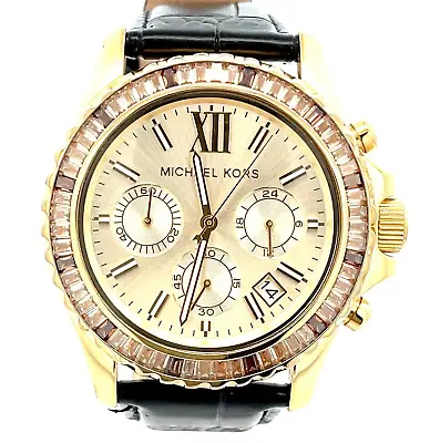 MK5874 Champagne Dial Gold-tone And Horn Acetate Ladies Watch • $100