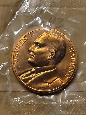 Warren Harding Presidents Of The United States Mint 1 1/16 Bronze Medal 2-43 • $4