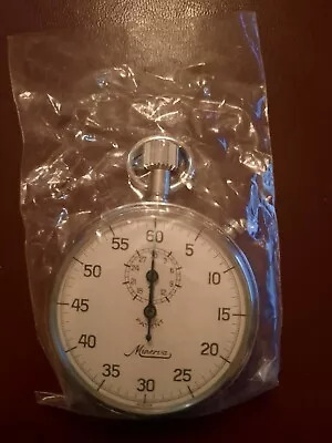 Vintage Minerva Timer Stopwatch. New In Box. Fully Operational. Swiss Made. • $197.99