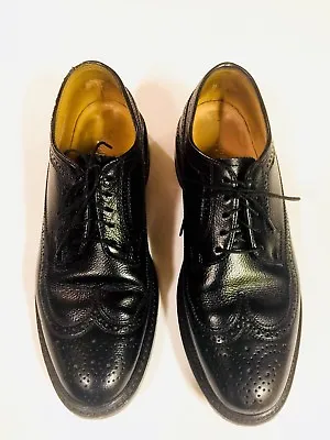 BLACK Florsheim Vintage Imperial 463169 WINGTIP 8.5 D Men Oxford • $125