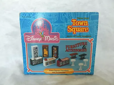 DISNEY MAGIC TOWN SQUARE FURNITURE AND ACCESSORIES No.60322 VTG 1988 SEARS • $25.99