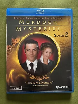 Niop Murdoch Mysteries Season 2 Three Blu-ray Disc Set Acorn British Tv • $24.99