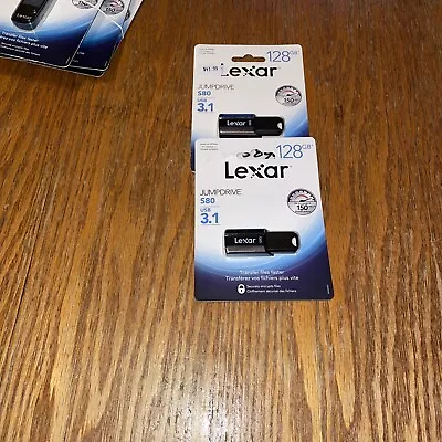 Lexar JumpDrive S80 USB 3.1 Flash Drive 128GB Black LJDS80-128BNBNU - Usb • $12.99