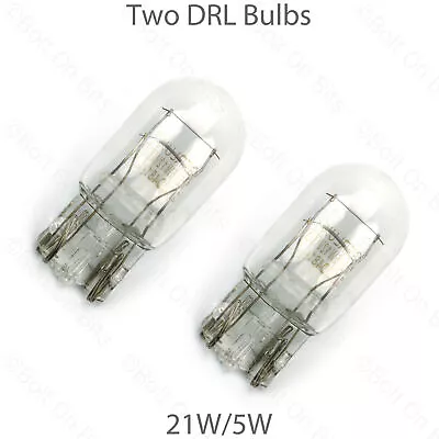 2 DRL Bulbs Lamps Vauxhall Astra Mk VI J 2010-2015 12v 21/5w 20mm Capless WDG • $6.84