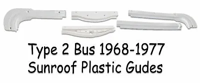 $160 • Buy Vw Type 2 Baywindow Bus 1968-1977 Metal Crank Sunroof Plastic Guide Set