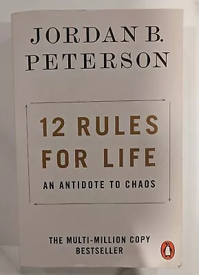 12 Rules For Life: An Antidote To Chaos By Jordan B. Peterson (Paperback 2019) • $14.85