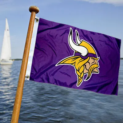 Minnesota Vikings Small Mini Boat And Cart Flag • $20.95