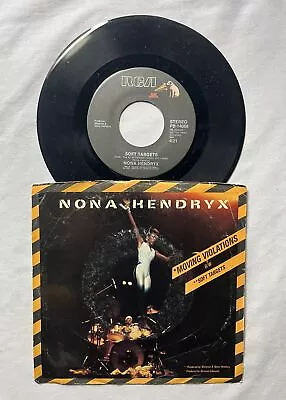 Nona Hendryx Moving Violations 7  Single 1985 US Reissue NM Or M- • $3.85