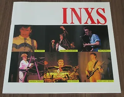 $0 Ship! INXS Rare JAPAN Tour Book 1984 Debut Concert Program MICHAEL HUTCHENCE • $67.96