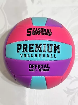 Seasonal Supply Co. PREMIUM VOLLEYBALL Official Size/Weight RANDOM COLORS NEW! • $19