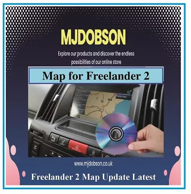 LAND ROVER FREELANDER 2 -  Sat Nav Map DISC Update -  DVD UK & Europe  • £19.50