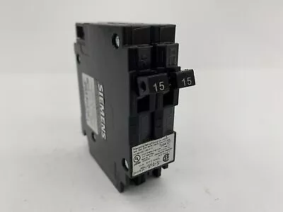 Siemens Q1515 2 Pole Tandem 15-15 Amp Circuit Breaker • $11