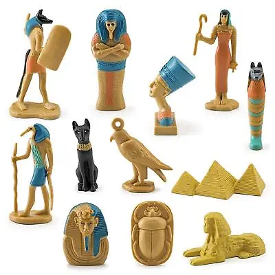 £12.44 • Buy 12x Ancient Egypt Figures Egyptian Ornaments Egyptian Civilization Model