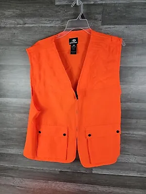 $17.49 • Buy Men's Hunting Safety Vest Mossy Oak Blaze Orange Padded Shoulders L/XL