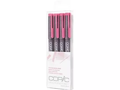 Too Copic Multiliner 4 Pens Set Fine Nib Inking Pen Sakura Pink Waterproof Japan • $10.58