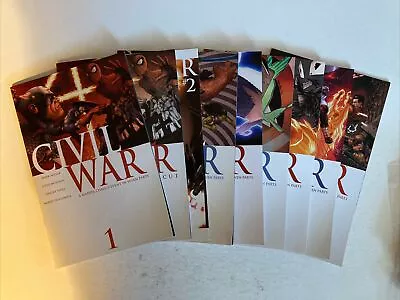 Marvel Comics Civil War #1-7 (2006) Very Good Condition Plus Alternate Issues • $30