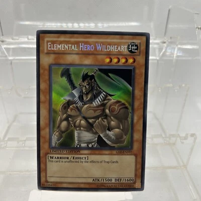 £8.99 • Buy Elemental Hero Wildheart GSE-EN001 Limited Ultra Secret Rare (LP) - Yu-Gi-Oh!