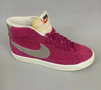 £29.99 • Buy Nike  Trainers Womens 4.5 Pink Blazer Mid Suede Leather Lace Up Preppy 518171-60