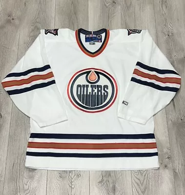 Vintage CCM Edmonton Oilers NHL Hockey Jersey • $62.19