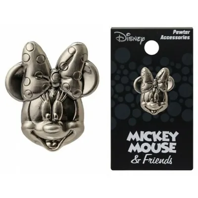 Disney Mickey Mouse & Friends Minnie Pewter Lapel Pin • $8.99