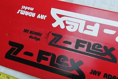 Jay Adams Model Z-Flex Autographed OG Dogtown 9x32in. Vintage SKATEBOARD DECK • $650