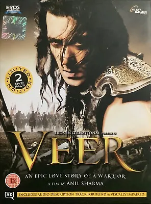 Veer - *Salman Khan *Jackie Shroff *Zareen Khan *Mithun Bollywood DVD 2 Disc Set • £12.99