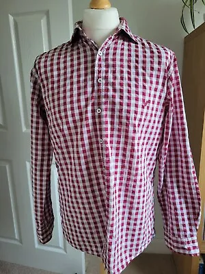 Rodd & Gunn Italian Fabric Checked Shirt Large Slim Fit • £13.99