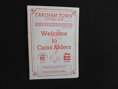 Fareham Town V Canterbury City 15th January 1994 Official Programme • £3.97