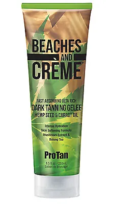 Pro Tan BEACHES AND CREME Dark Tanning GELEE With Carrot Oil - Fast Dispatch • £17.40