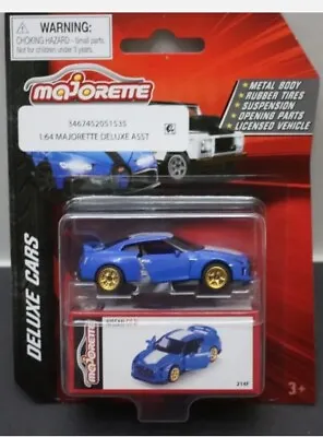 2023 Majorette Nissan GT-R Deluxe Cars Blue NIP  • $12.99