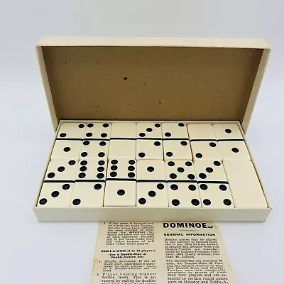 Vintage Marblelike Dominoes Puremco Standard 616 • $24.99